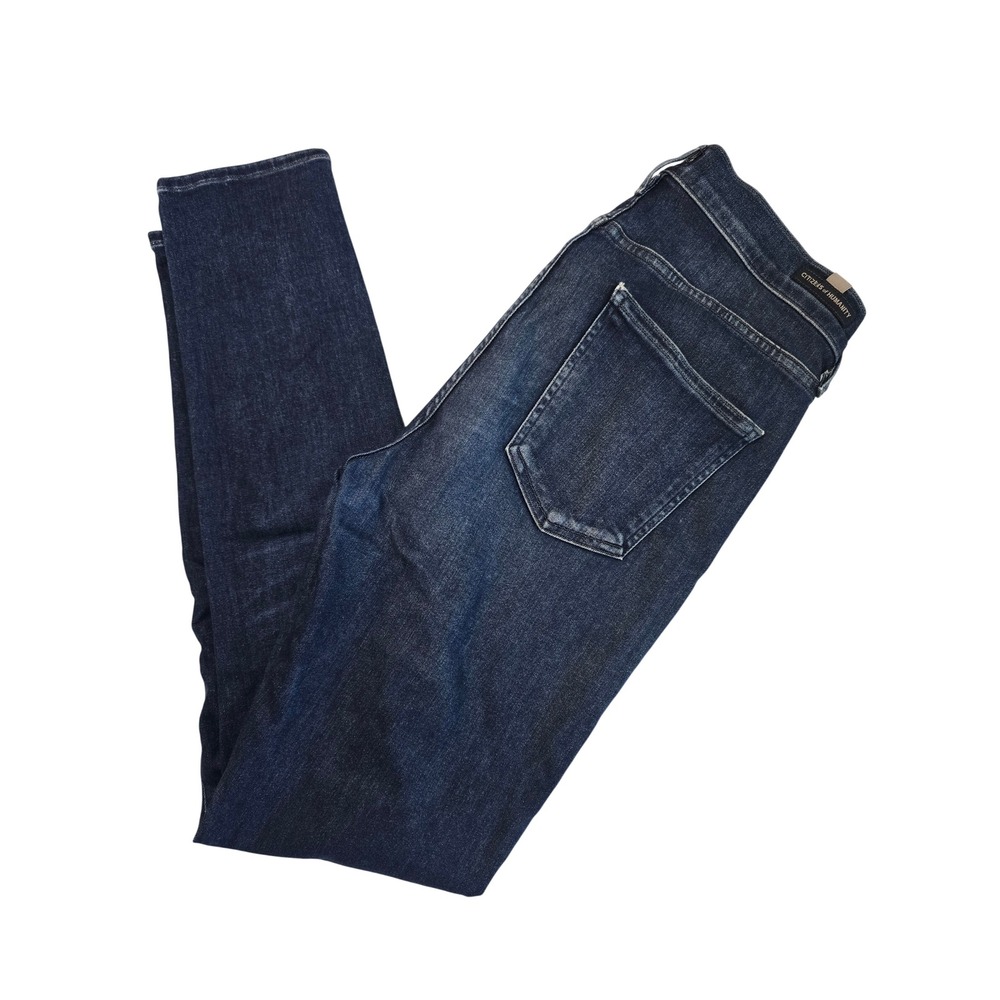 Citizens of Humanity Rocket High Rise Skinny Jeans Dark Wash Blue Size 32x30 EUC